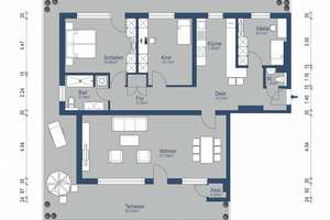 Neu renovierte Penthousewohnung in Sollner Bestlage incl. Wallbox – Bertelestraße 69, 81479 Solln, München – Vorschaubild 5