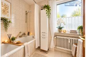 Großzügige 2-Zimmer-Wohnung mit überdachter Terrasse in ruhiger Lage direkt am Park – 86825 Bad Wörishofen – Vorschaubild 5