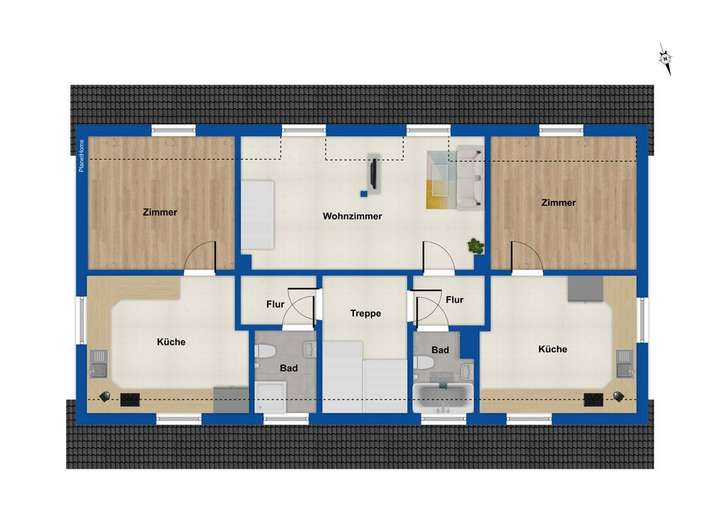 Grundriss Obergeschoss