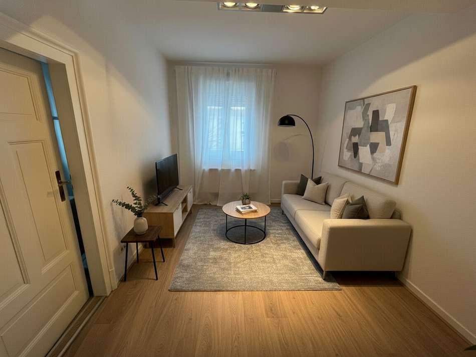 Virtuelles Homestaging Wohnzim