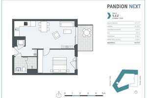 PANDION NEXT! Wohnen inmitten der Stadt - 2 Zimmer inkl. EBK – Völklinger Straße 2f, 40219 Unterbilk, Düsseldorf – Vorschaubild 7