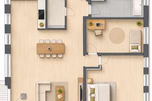 Stilvoll modernisierte 3 Zimmer Wohnung mit Fußbodenheizung und Balkon – Hesselnberg 62, 42285 Barmen, Wuppertal – Vorschaubild 13