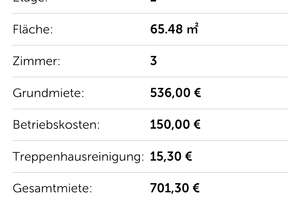 3 Zimmer wohnung  – Örtzestraße 3, 38448 Teichbreite, Wolfsburg – Vorschaubild 2