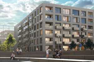 Ein Platz zum Auftanken - Bezug ab Sommer 25 / Großzügige 2-Zi.-Wohnung + Balkon / AQA Zollhafen Mz – An den Rheinwiesen / Rotterdamer Platz -, 55120 Mainz – Vorschaubild 1