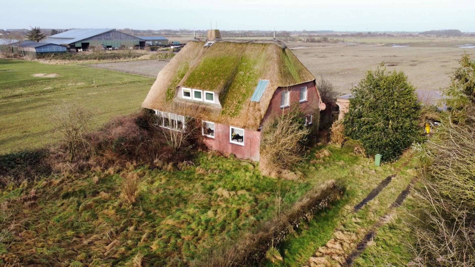 Am Rande von Nieblum - Sanierungsbedürftiges Reetdachhaus auf großem Grundstück, Nordfriesland Kreis – Bild 1