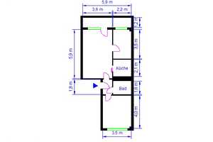 !!gemütliche 3-Raum-Wohnung einfach zum selbst gestalten und Wohlfühlen!! – Johannes-Göderitz-Str. 105, 39130 Magdeburg – Vorschaubild 3