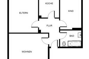 Die gefällt mir: 3-Zimmer-Wohnung – Veilchenstr. 3, 45899 Beckhausen, Gelsenkirchen – Vorschaubild 2