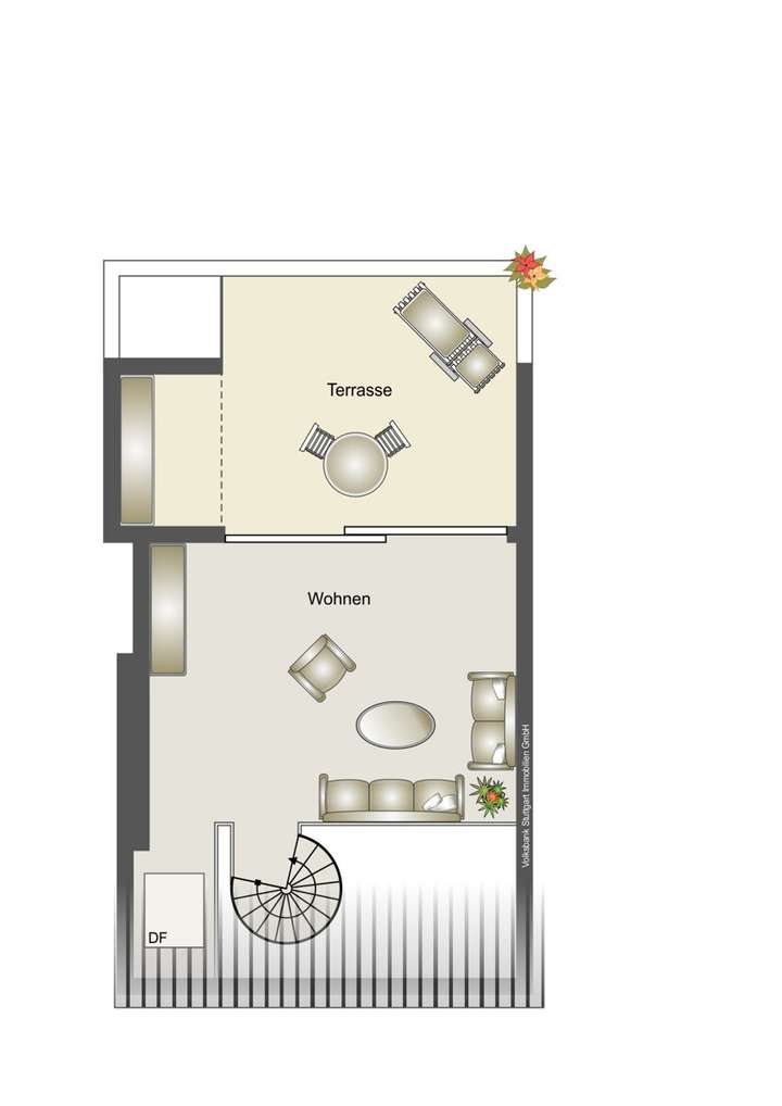 Grundriss 4. Obergeschoss rech