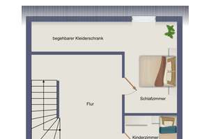 Charmantes Reihenmittelhaus zur Kapitalanlage mit Potential – Die vollständige Adresse der Immobilie erhältst du vom Anbieter., 93051 Kumpfmühl-Ziegetsdorf-Neuprüll, Regensburg – Vorschaubild 4
