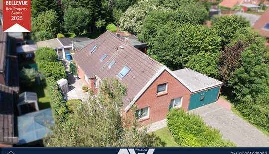 Bild von Zweifamilienhaus mit idyllischem Garten in Hagermarsch Objekt-Nr.: 24-019-S