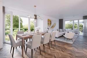 Effizienzhaus 55/KfW 55 - Doppelhaushälfte (3) mit Süd-West Garten im Märchenviertel von Waldperlach – Die vollständige Adresse der Immobilie erhältst du vom Anbieter., 81739 Waldperlach, München – Vorschaubild 3