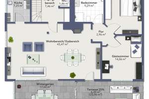 Einzigartiger Bungalow mit traumhaftem Garten und attraktiver Einliegerwohnung! (Variante) – Die vollständige Adresse der Immobilie erhältst du vom Anbieter., 75428 Illingen – Vorschaubild 35