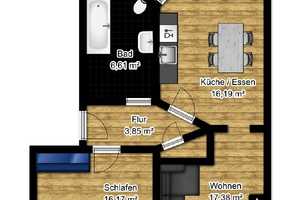 Charmante 2- Zimmerwohnung im schönen Buckau inkl. Balkon+Tageslichtbad mit Wanne+Abstellraum – Gnadauer Straße 4, 39104 Magdeburg – Vorschaubild 14