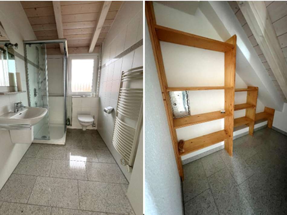 Bad im DG mit Abstellkammer