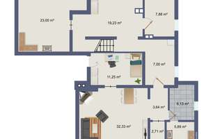 Villa Blau - Ihr einzigartiges Einfamilienhaus – Die vollständige Adresse der Immobilie erhältst du vom Anbieter., 61389 Schmitten – Vorschaubild 18