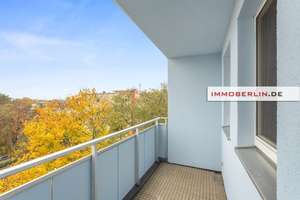 IMMOBERLIN.DE - Sonnige Wohnung mit Westloggia & Pkw-Stellplatz in ruhiger Lage