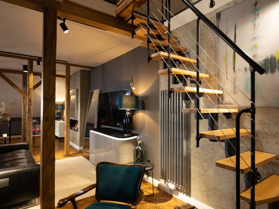 Aufgang zur 2. Ebene