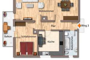 GLOBAL INVEST SINSHEIM | Erstbezug nach umfassender Sanierung - 2,5-Zimmer-Wohnung in Ziegelhausen – Die vollständige Adresse der Immobilie erhältst du vom Anbieter., 69118 Ziegelhausen, Heidelberg – Vorschaubild 23