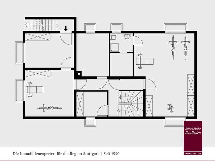 Grundriss Gartengeschoss