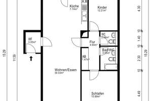 Helle 3 - Zimmer Wohnung mit Erweiterungsoption auf 4 Zimmer – Einsteinstraße 171, 81677 Steinhausen, München – Vorschaubild 14