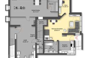 Exklusives Wohnerlebnis: Einfamilienhaus mit Einliegerwohnung &beeindruckendem Wintergarten mit Pool – Die vollständige Adresse der Immobilie erhältst du vom Anbieter., 79588 Efringen-Kirchen – Vorschaubild 33