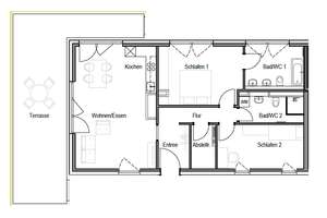 Schöner Wohnen im Neubau mit Dachterrasse, hellem Wohnbereich, Einbauküche, 2 Bäder, Abstellraum – Biklenstraße 10, 70327 Untertürkheim (Ortsteil), Stuttgart – Vorschaubild 20