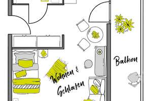 Möblierte Suite-Apartments mit Terrasse - Urban Living Heilbronn – Schmollerstraße 55, 74074 Heilbronn, Heilbronn – Vorschaubild 18