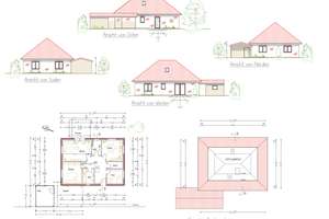 Neubau: Freistehender Bungalow mit Carport in Münkeboe! – Die vollständige Adresse der Immobilie erhältst du vom Anbieter., 26624 Südbrookmerland – Vorschaubild 2