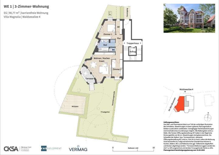 Villa Magnolia_WE 1 Garten