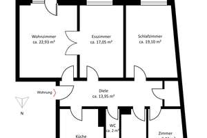 Altbaujuwel in Schwabing mit Südwestbalkon und Blick in den ruhigen Innenhof, befristet auf 5 Jahre – Die vollständige Adresse der Immobilie erhältst du vom Anbieter., 80803 Am Luitpoldpark, München – Vorschaubild 21
