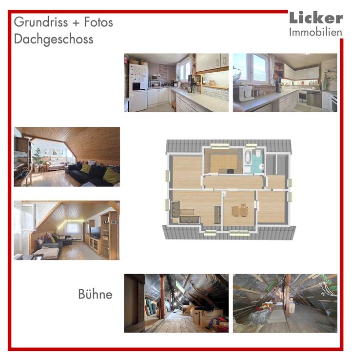 Grundriss + Fotos - Dachges...