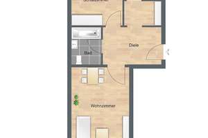 2-Zimmer-Wohnung mit Balkon in München-Milbertshofen – Nietzschestraße 9, 80807 Milbertshofen, München – Vorschaubild 8
