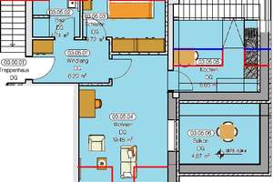 Attraktive 2-Zimmer-Wohnung im Dachgeschoss - in Paderborn-Schloß Neuhaus – Dubelohstraße 169, 33104 Schloß Neuhaus, Paderborn – Vorschaubild 3
