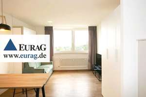 N-Marienberg: Top-möbliertes 1-Zi-Apartment (5.OG m. L.) nähe Flughafen – Die vollständige Adresse der Immobilie erhältst du vom Anbieter., 90411 Mooshof, Nürnberg – Vorschaubild 1