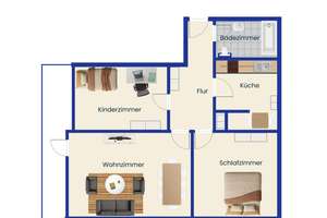 Attraktive 3-Zimmer-Eigentumswohnung mit Balkon und Aufzug in Bremen – Die vollständige Adresse der Immobilie erhältst du vom Anbieter., 28277 Kattenturm, Bremen – Vorschaubild 10