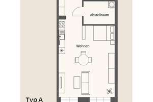 Vier Giebel: Mitten im Herzen von Stuttgart - 21 stilvolle 1-Zimmer-Wohnungen – Die vollständige Adresse der Immobilie erhältst du vom Anbieter., 70173 Rathaus, Stuttgart – Vorschaubild 8