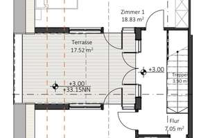 Exklusive NEUBAU-Doppelhaushälfte/KfW-40-Standard + Dachterrasse in Lemsahl-Mellingstedt 2025 – Die vollständige Adresse der Immobilie erhältst du vom Anbieter., 22397 Lemsahl-Mellingstedt, Hamburg – Vorschaubild 7