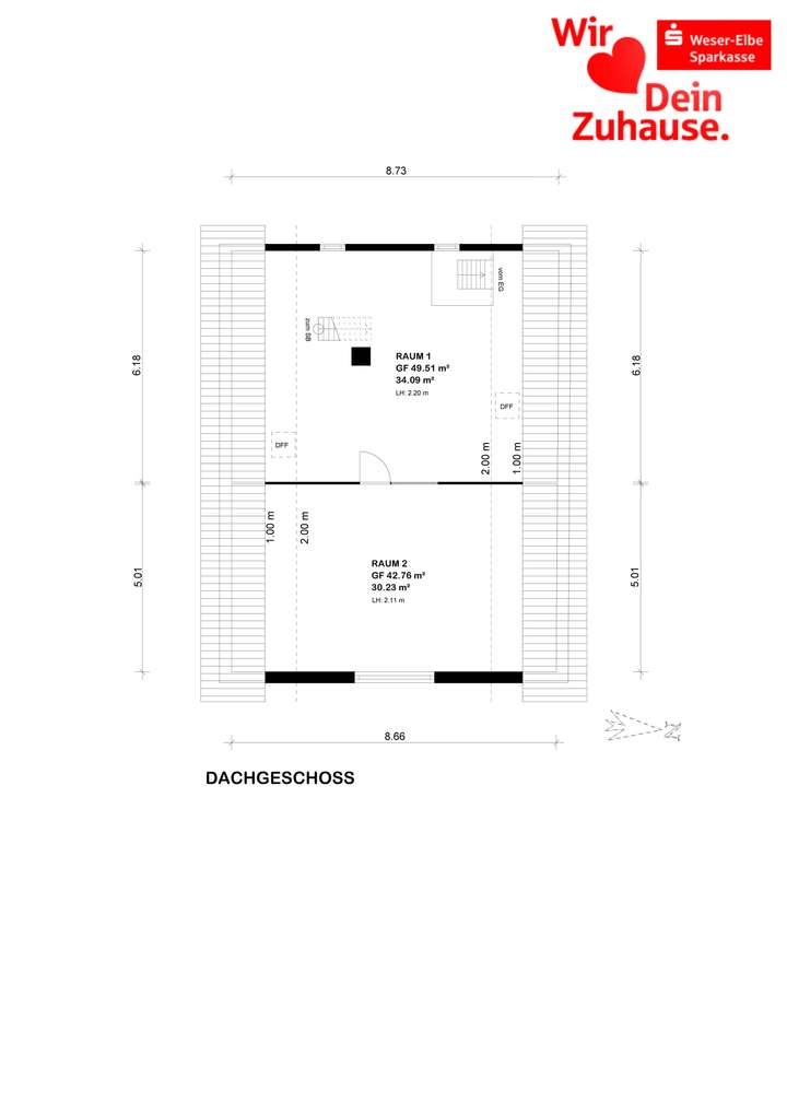 Grundriss Dachgeschoss