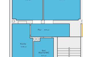 Schöne 2-Zimmerwohnung mit Balkon und tollem Hinterhof! – Bernsdorfer Straße 65, 9126 Bernsdorf, Chemnitz – Vorschaubild 12