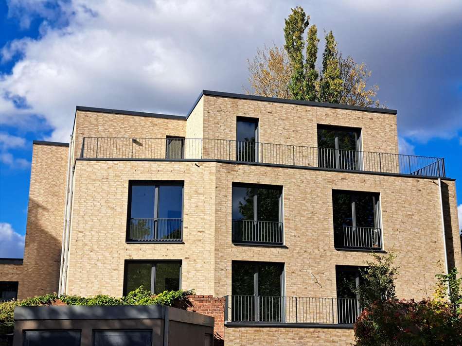 Blick zur Dachterrasse