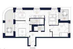 Einzigartiger Ausblick: Hochwertige 3-Zimmer-Neubauwohnung! – 60314 Ostend, Frankfurt am Main – Vorschaubild 11