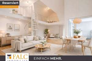 Licht, Raum und Galerie: Stilvolle Maisonette-Wohnung mit Westbalkon!