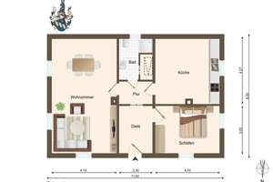Charmantes Einfamilienhaus 
auf großem Grundstück 
ideal für kreative Modernisierer – Die vollständige Adresse der Immobilie erhältst du vom Anbieter., 27628 Bramstedt – Vorschaubild 24
