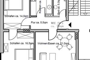 Schöne helle 3-Zimmer-Wohnung, WG geeignet – Nordhäuser Str. 71, 99089 Andreasvorstadt, Erfurt – Vorschaubild 11