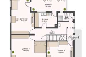 Smart & Saniert: 2-Zimmer Wohnung und separate WG-Zimmer – Die vollständige Adresse der Immobilie erhältst du vom Anbieter., 72762 Reutlingen-Mitte, Reutlingen – Vorschaubild 11