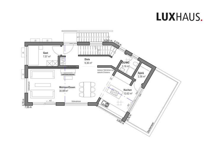 Grundriss Erdgeschoss