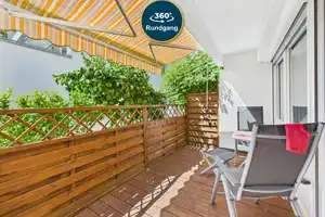 LANGFRISTIG VERMIETETE 1-ZIMMER-WOHNUNG IN SANIERTEM HAUS MIT TERRASSE UND TG-STELLPLATZ – Ulm – Vorschaubild 1