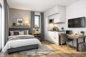 Kapitalanlage: 1 Zimmer-Studentenwohnung in Augsburg – Die vollständige Adresse der Immobilie erhältst du vom Anbieter., 86169 Firnhaberau, Augsburg – Vorschaubild 1