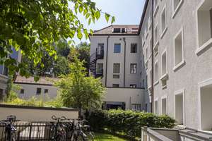 STUDIO am WASSER - BLICK ins GRÜNE - MITTEN in der STADT - EINZIGARTIGE ATMOSPHÄRE im DENKMAL! – Am Neudeck 12, 81541 Untere Au, München – Vorschaubild 22