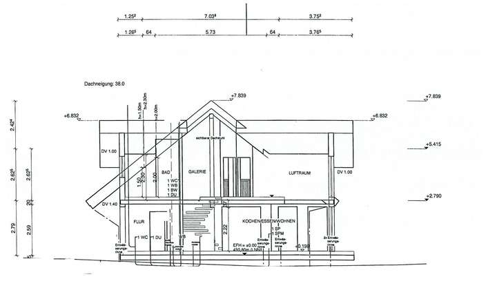 Grundriss Querschnitt
